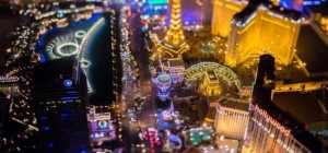 Las Vegas at Night from Above