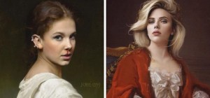 Сучасні зірки на портретах художників минулих століть (49 фото)