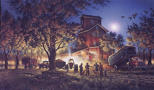 Американская деревня - художник Terry Redlin