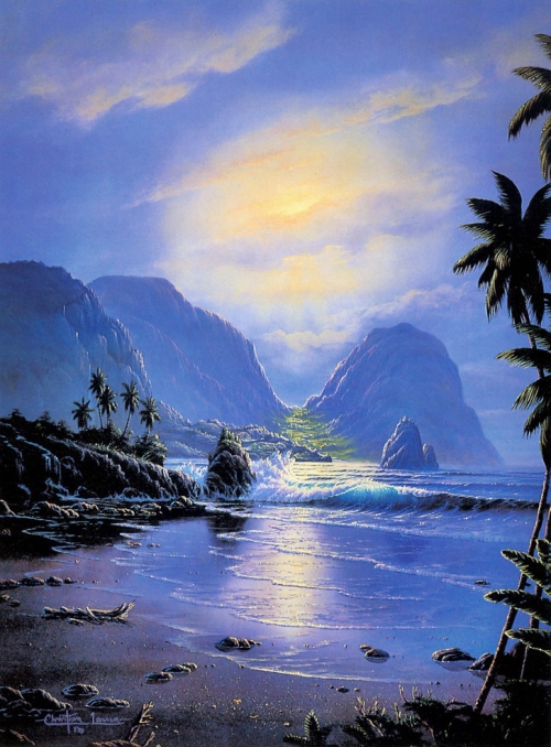 Christian Lassen (часть I) - Вечерний прибой на острове Мауи 