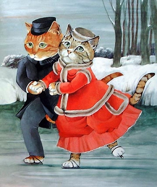 Нарисованные кошки - часть 4 (Susan Herbert)