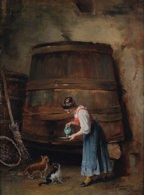 Художник Johann Hamza (1850-1927) (41 картинок)