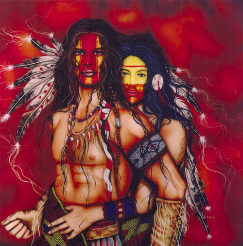 Индейцы на тропе любви от Henri Peter (418 картинок)