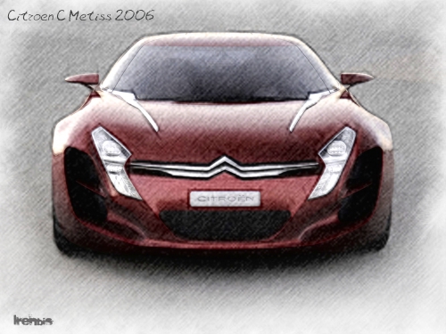 Рисованные автомобили (8 картинок)
