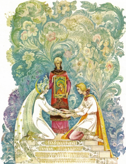 Художник Виктор Лагуна - иллюстрации к сказкам Пушкина (44 картинок)