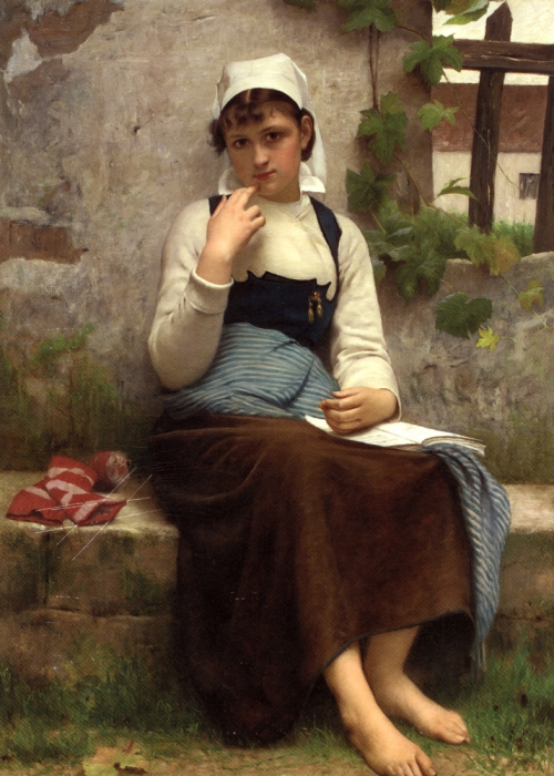 Французский художник Francois Alfred Delobbe (1835-1920) (31 картинок)