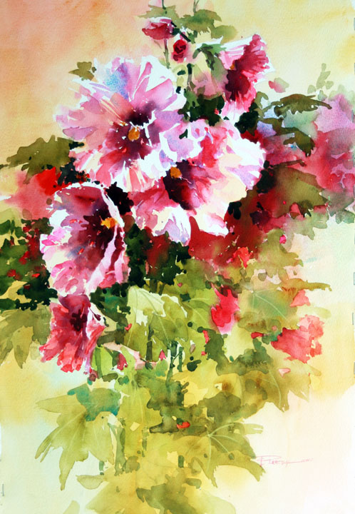 Watercolors by artist Carl Purcell (35 works)
