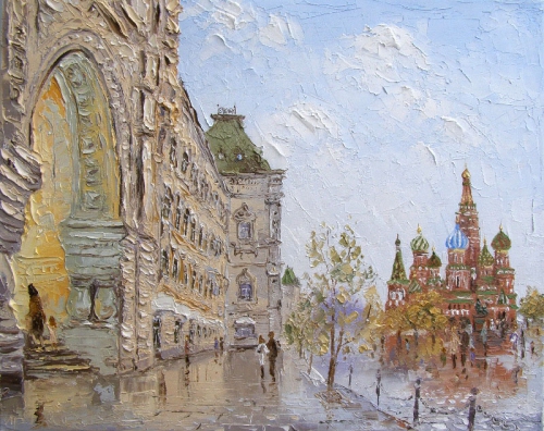 Москва и москвичи Михаила Радчинского (42 фото)