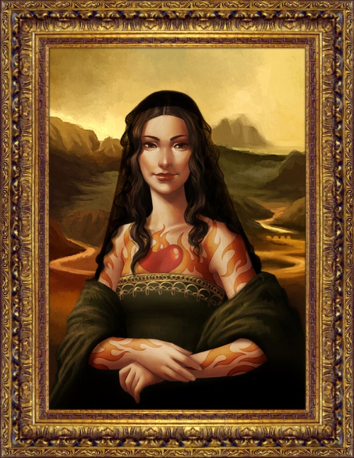 Самая смешная Мона Лиза (107 фото)