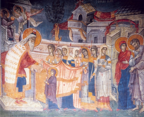 Фрески собора Протата в Карее, Афон XIII в. - Мануила Панселина.Часть 2 (66 фото)