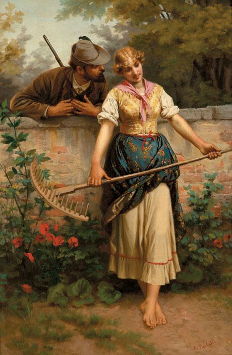 Итальянский художник Antonio Ermolao Paoletti (1834 - 1912) (64 работ)