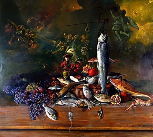 Still Life Oil Paintings by Dusan Jovanovic (19 работ)