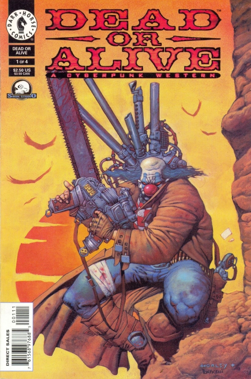 Ну очень хорошие комиксы-1. Dead Or Alive - A Cyberpunk Western (92 работ)