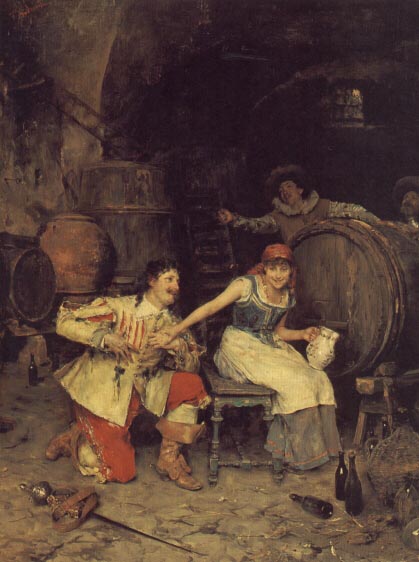 Итальянский живописец Federico Andreotti (1847 - 1930) (98 работ)