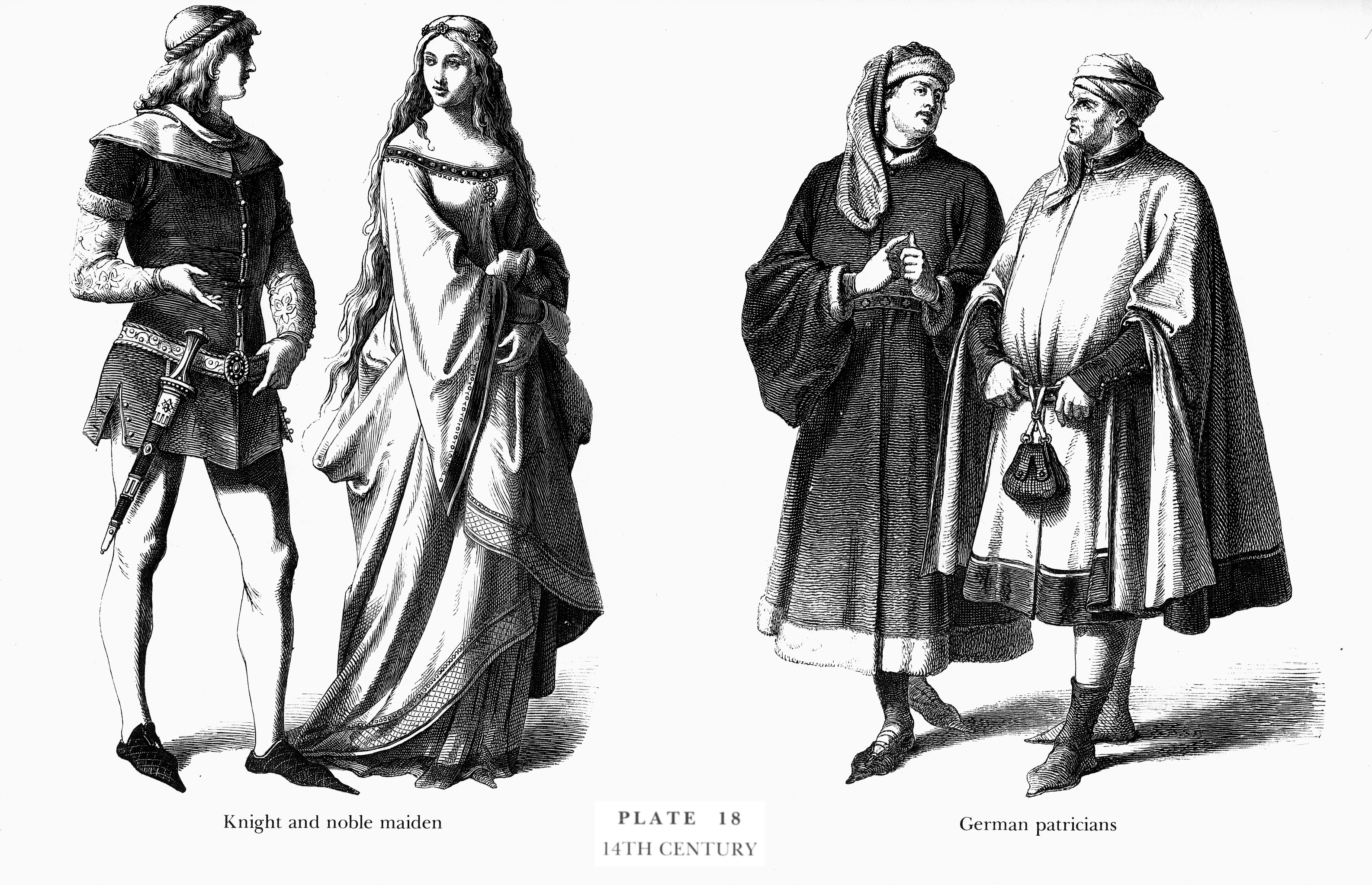 Европа 13 14 века. Одежда средневековья Европа 13 век. Средневековая одежда 14 век. Мода 14 века средневековые Европа. Бургундская мода Франции XIV века.
