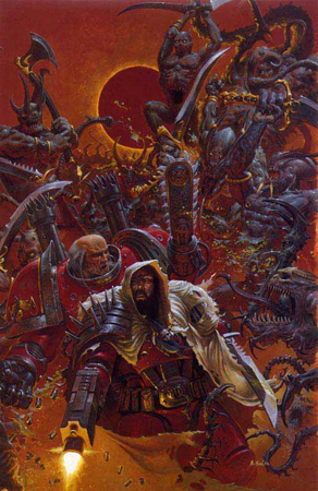 Сборник иллюстраций различных художников для поклонников Warhammer 40000 (1000 работ) (1 часть)