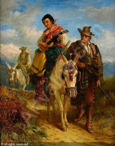 Английский художник Robert Kemm (1837-1895) (52 работ)