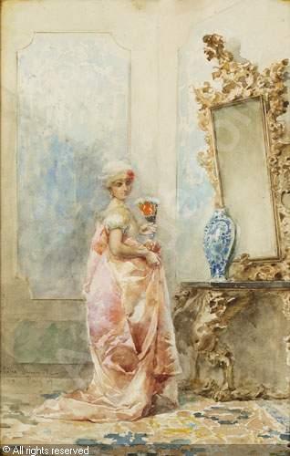 Італійський художник Ettore Simonetti (1857-1909) (32 робіт)