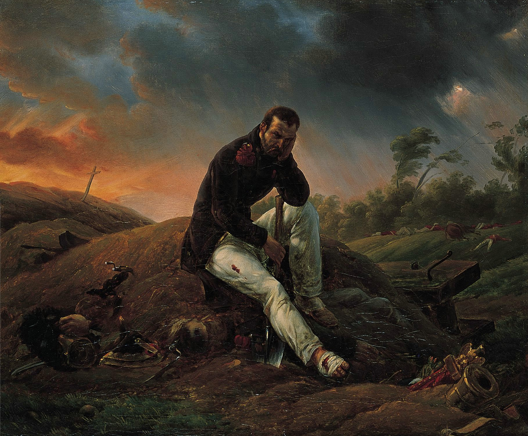 Раненый пример. Орас Верне художник. Орас Верне солдат на поле боя (1818). Орас Верне Наполеон.