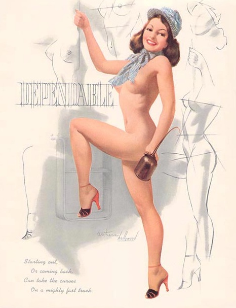 Pin-up Art by Ted Withers (1896 - 1964) (74 робіт)