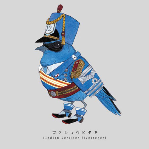 “Torigun”, birds dressed in military uniforms by Japanese artist Sato (13 работ)