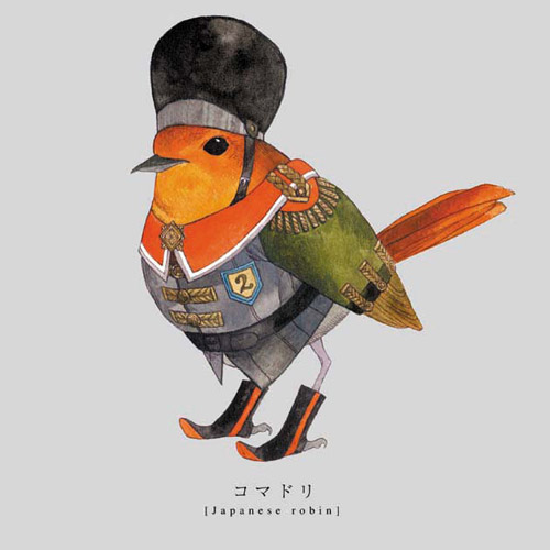 “Torigun”, birds dressed in military uniforms by Japanese artist Sato (13 работ)