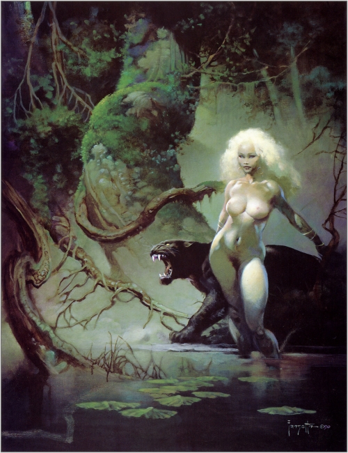 Фэнтези-Эротический Арт Фрэнка Фразетты | Fantasy Erotic Art Frank Frazetta (580 работ)