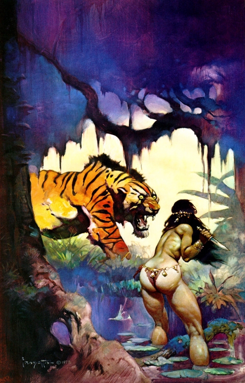 Фэнтези-Эротический Арт Фрэнка Фразетты | Fantasy Erotic Art Frank Frazetta (580 работ)