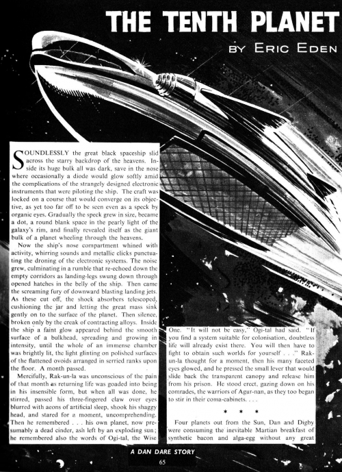 Ретрофутуризм в "Космическом ежегоднике Дэна Дэра, 1963 г." (Dan Dare's Space Annual 1963) (108 работ)