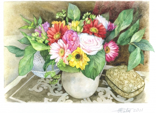 Цветочное от Anne Marie Patry-Belluteau (41 работ)