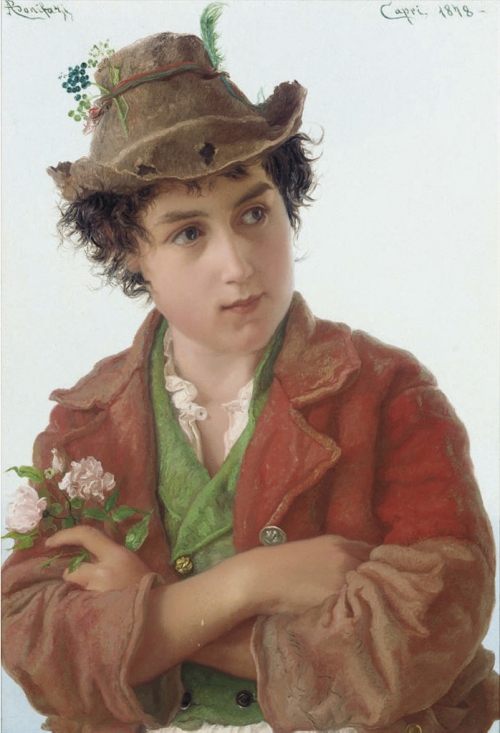 Детские портреты от Adriano Bonifazi (1858 – 1914) (23 работ)