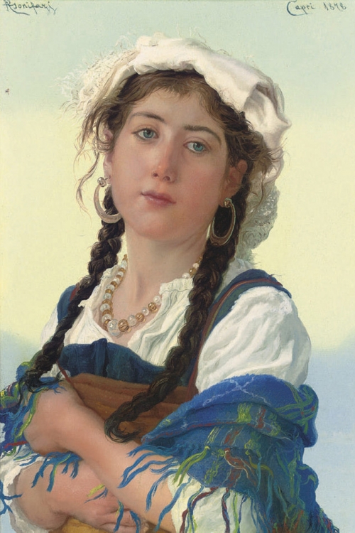 Детские портреты от Adriano Bonifazi (1858 – 1914) (23 работ)