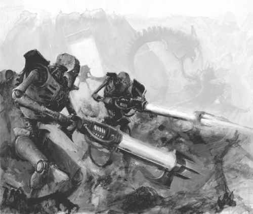 Сборник иллюстраций различных художников для поклонников Warhammer 40000 (1000 работ) (1 часть)
