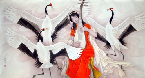 Восточные красавицы Feng Changjiang (34 работ)