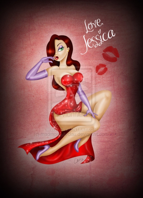 Самый сексуальный мультипликационный персонаж - Jessica Rabbit (45 работ)