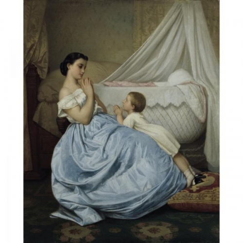 Французский живописец Auguste Toulmouche (1829-1890) (58 работ)