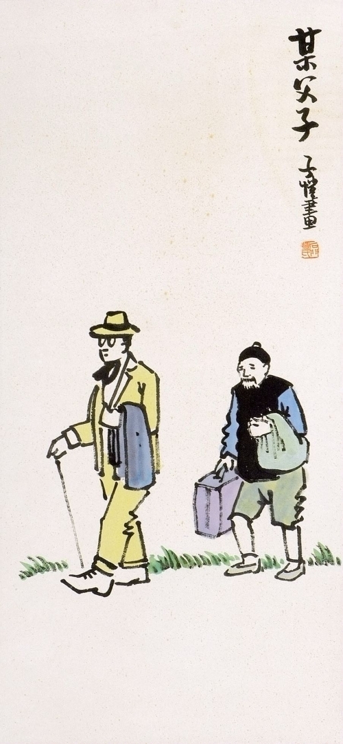 Китайский художник Фен Зикаи (Feng Zikai, 1898 - 1975) (135 работ)