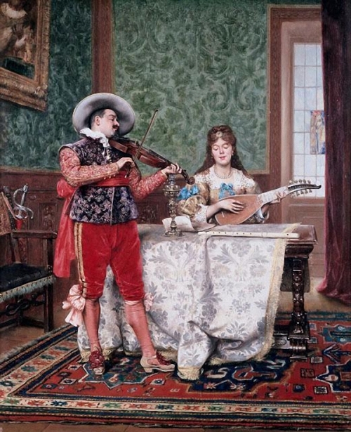 Французский художник Adolphe Alexandre Lesrel (1839-1929) (58 работ)