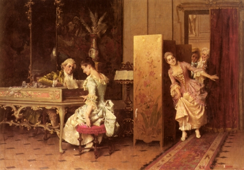 Итальянский художник Adriano Cecchi (1850-1936) (21 работ)
