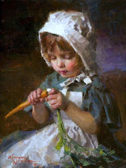 Детские образы в живописи. 3 часть (165 работ)
