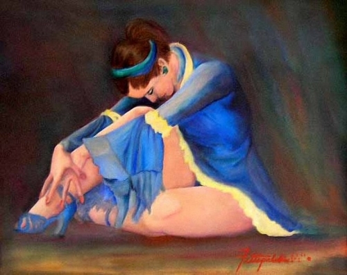 Lisa Fittipaldi - слепая художница (9 работ)