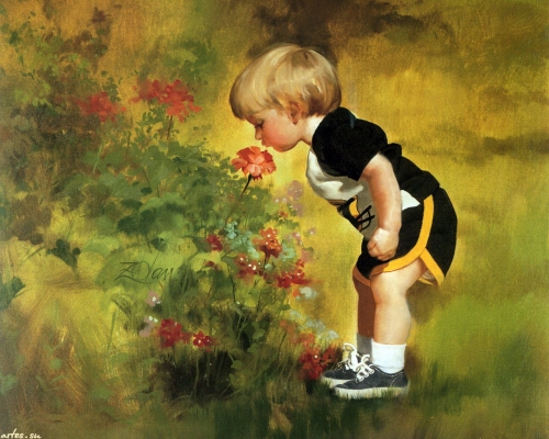 Детские образы в живописи. 2 часть (140 работ)