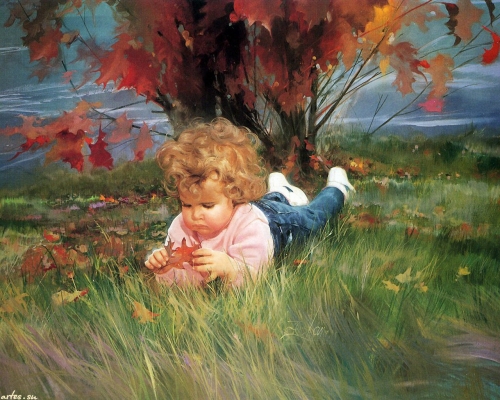 Детские образы в живописи. 2 часть (140 работ)
