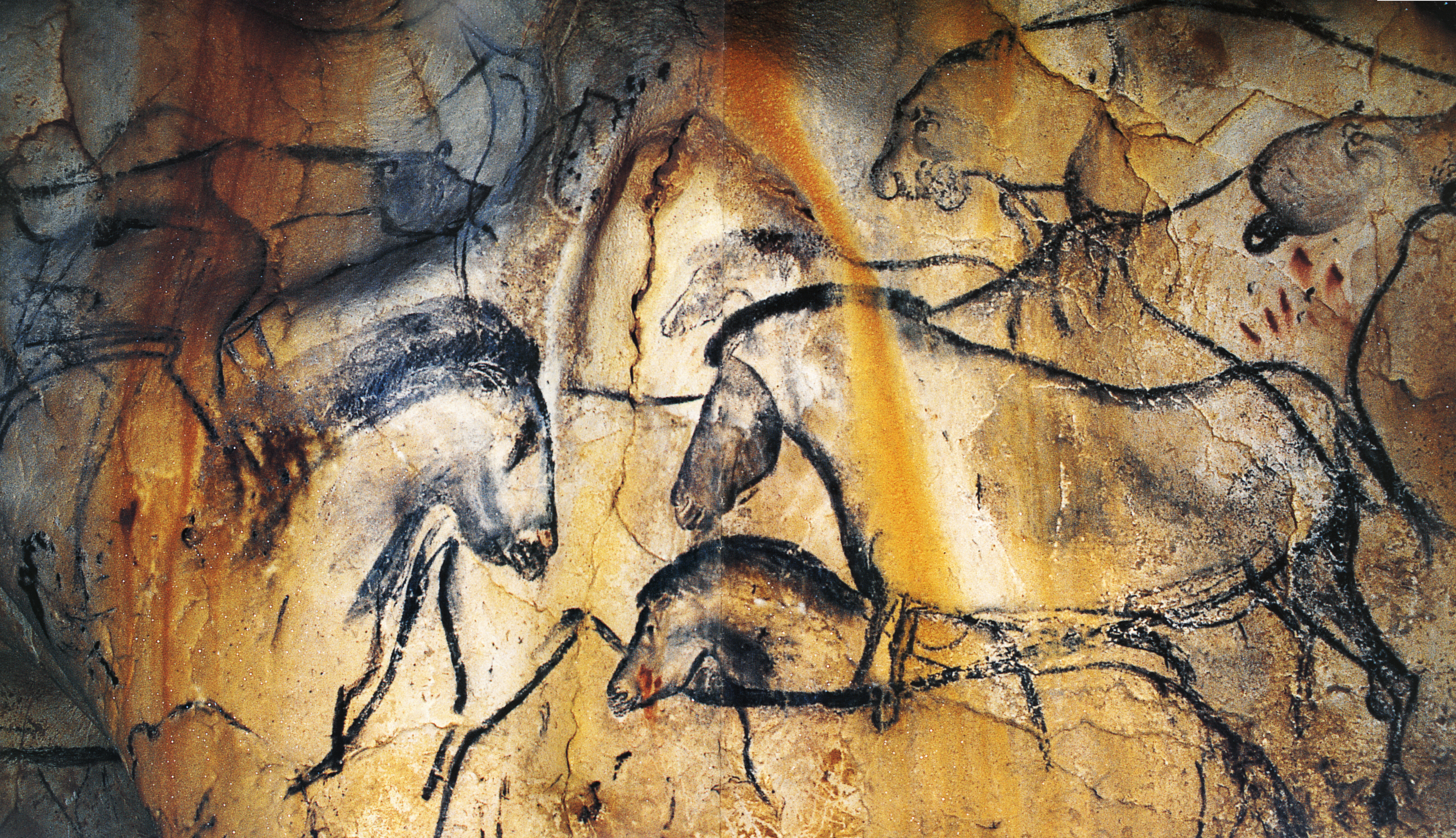Первобытный 3 д. Палеолитическое искусство пещера Шове. Пещера Ласко зал Быков. Ориньяк во Франции. Пещера Ориньяк Франция.