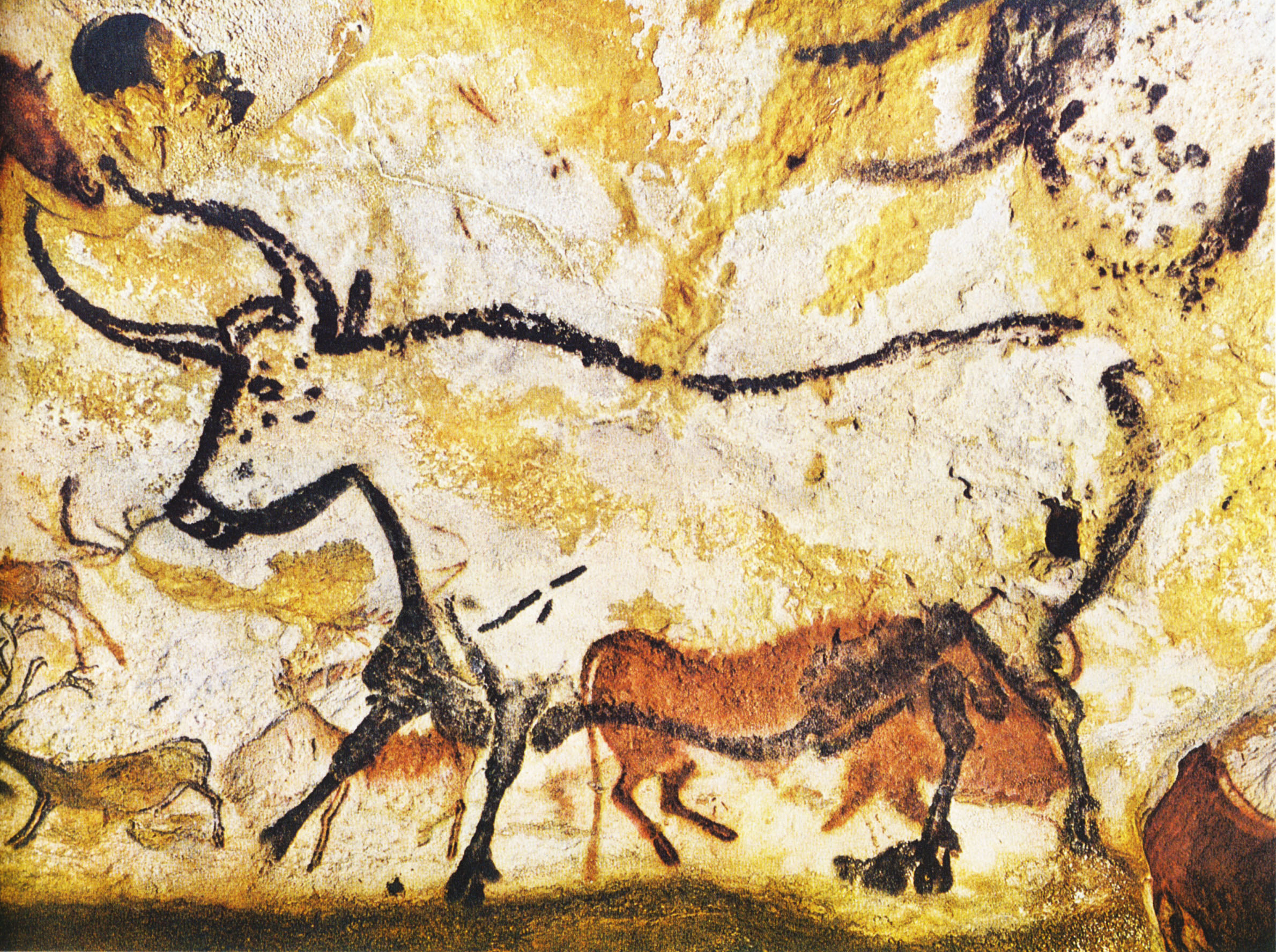 Раннее первобытное. Первобытное искусство пещера Ласко. Пещеры Альтамира и Ласко. Пещера Ласко Наскальная живопись. Пещера Ласко палеолит.