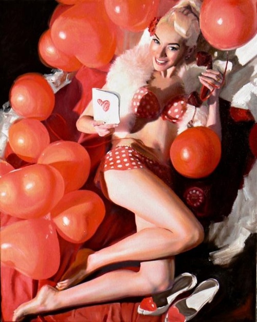 Pin-Up Artworks by Jerry Rulf (28 работ)