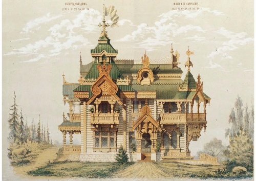 Мотивы русской архитектуры (100 работ)