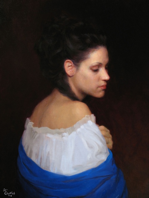 Женские портреты Adrian Gottlieb (62 работ)