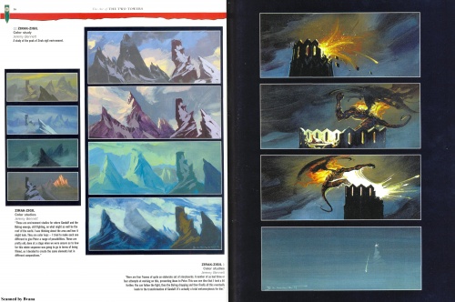 The Art of The Two Towers. Gary Russell Scetchbook (102 работ) (1 часть)