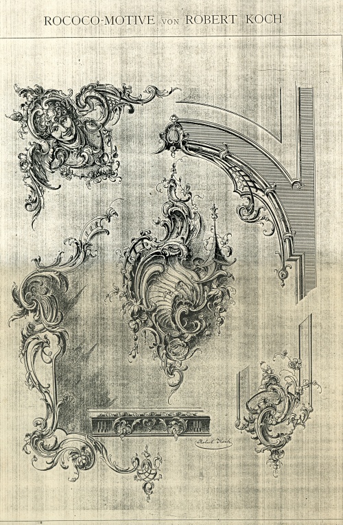 Орнамент рококо. Robert Koch (24 работ)